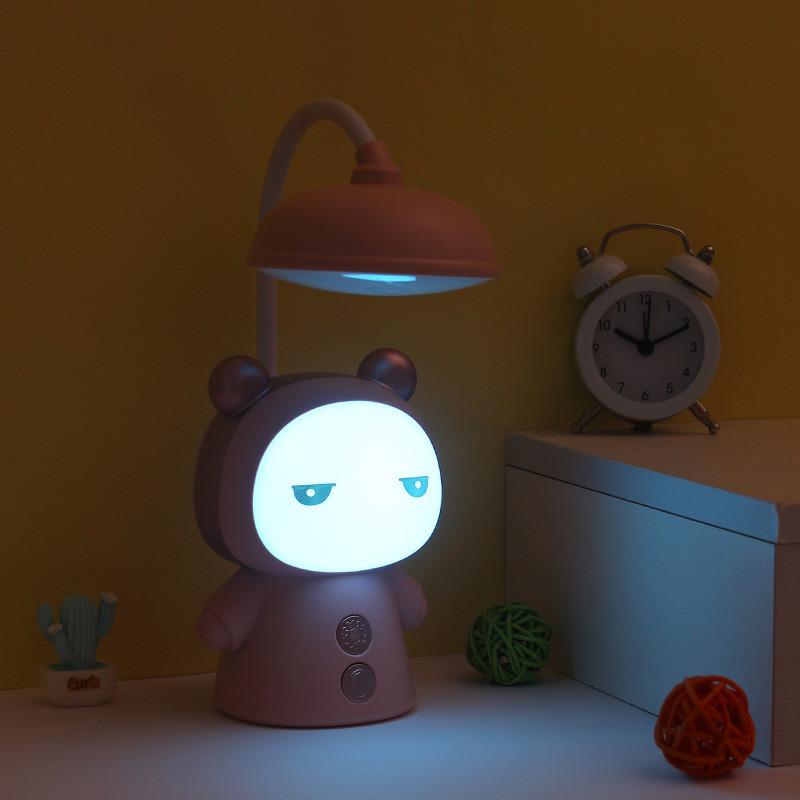 Cartoon Student Cute Dormitory Creative Atmosphere Night Light Charging Usb