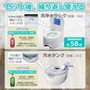 Carmate Porta Potti Portable Flush Features a Comfortable an Electric Flush Pump for Easy Use by Elderly People and an Prevention Approximately 58 a