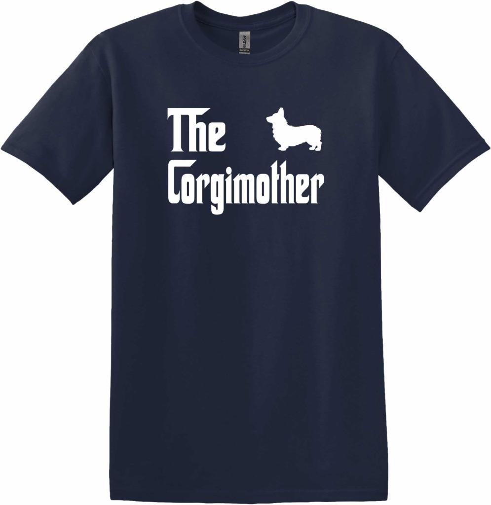 Funny The Corgimother Corgi Dog Lover Mom Mama T-Shirt L