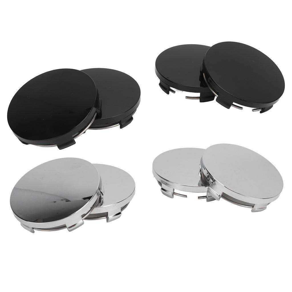 4PCS 60mm Car Wheel Center Hub Cap with Iron Stylish Wheel Tyre Center Rim Hub Cover