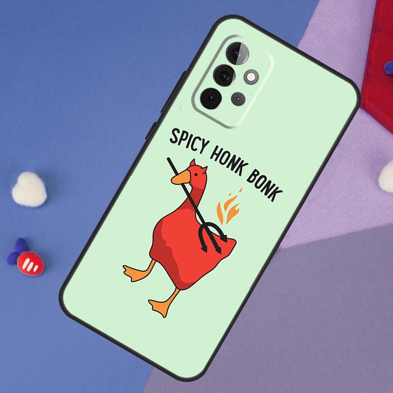 Duck Goose Honk Bonk Funny Meme Case For Samsung Galaxy A52 A53 A33 A13 A34 A54 A14 A35 A55 A15 A56 A36 A26 A16 A06 A22 A32