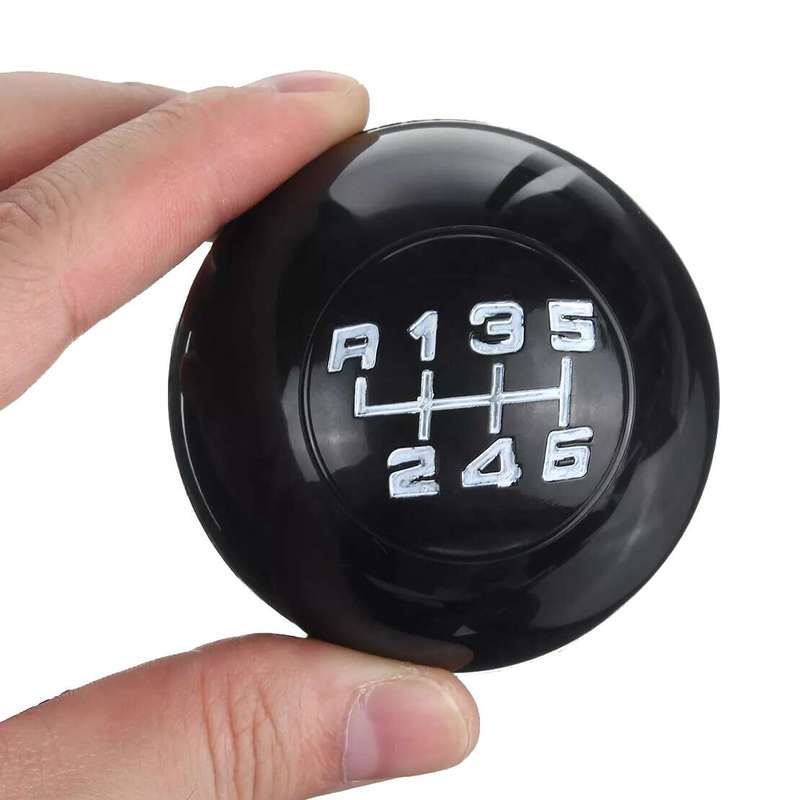 Car Black 6 Speed Gear Stick Shift Knob Shifter Lever Head Cover Cap 50294565 55346345 Fit for Alfa Romeo Giulietta 2010+