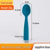 Baby Feeding Training Spoon - Silicone Long Handle for Infant Eating