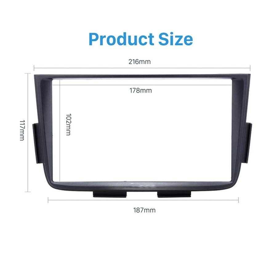 Double Din Radio Fascia Kit - For ACURA MDX 2001-2006 - Stereo Dash Installation Trim