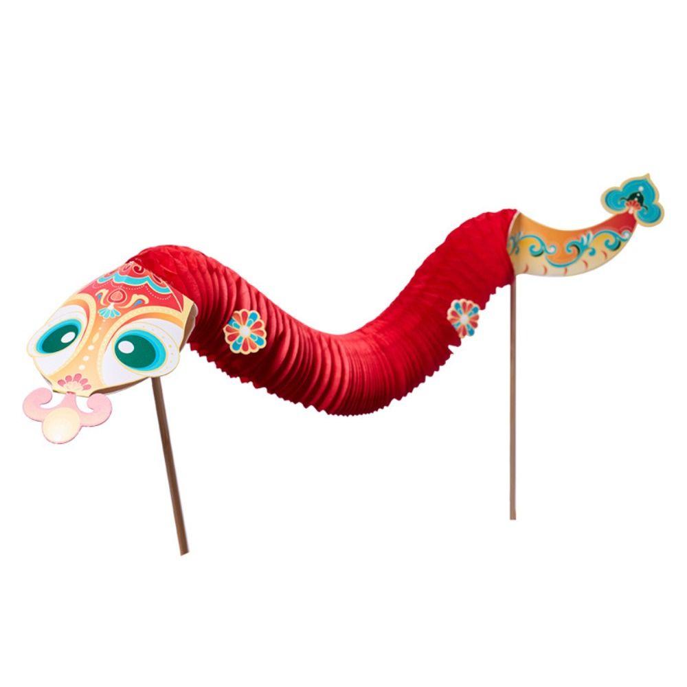 Cartoon Chinese New Year Snake Garland Paper Spring Festival Supplies  Good Luck Decoration
