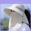 Boné de Beisebol com Proteção Solar e Máscara Facial para Mulheres Verão Quebra-Sol Estilo Esportivo