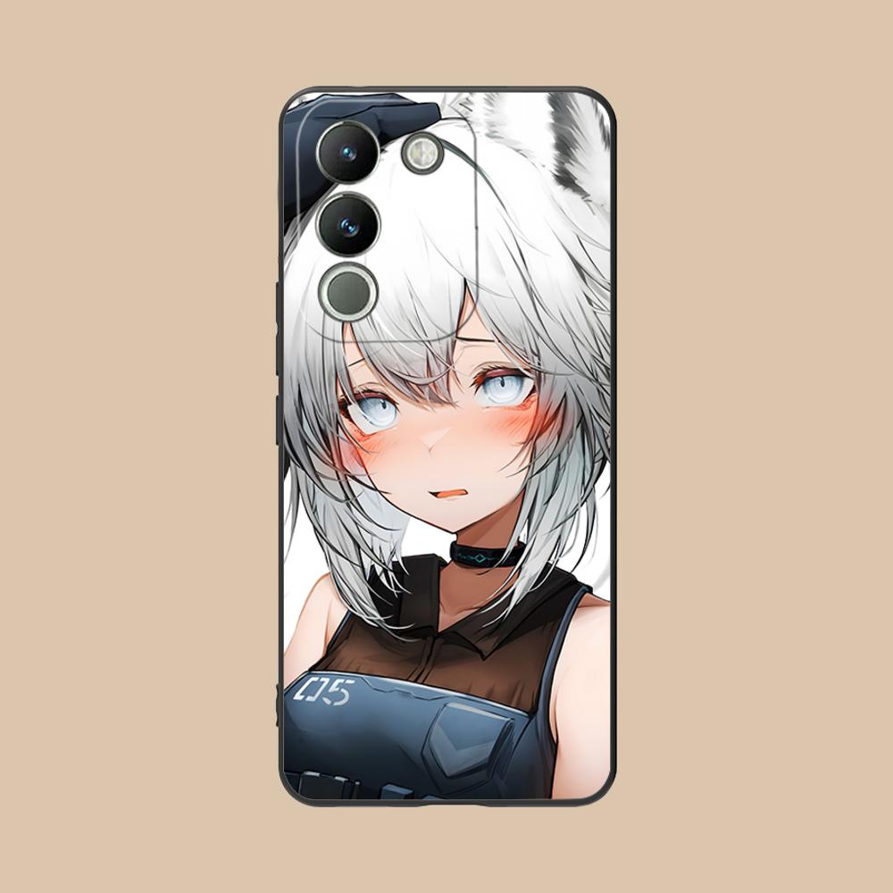 Arknights Grani Matte TPU Mobile Phone Case for VIVO Y77 76 75 74 73 72 58 56 55 51 50 38 36 Y19 Y18 Y03 Y01 5G Colorful Cover