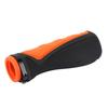 1 Pair Orange Black Mountain Bike Grips Ergonomic Handlebar Grips  for BMX Riding