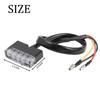 5W Motorcycle Scooter ATV Bike Red Rear Tail 12V Mini 5 LED Universal Low Consumption Stop Brake Light Lamp