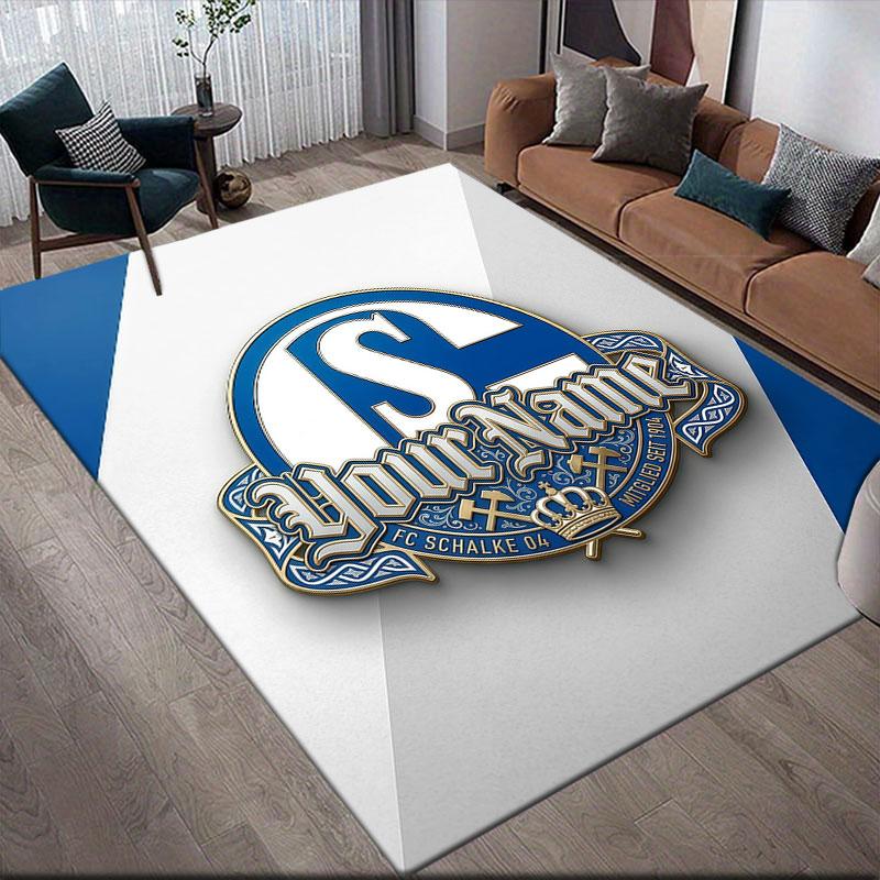 Custom Name,S04 Home Sofa Decoration for Living Room & Bedroom, Non‑Slip Play Flannel Floor Mat for Game Room
