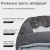 Windproof Winter Mask Hat Anti Fog Warm Ski Hat Casual Riding Lei Feng Hat  Biking