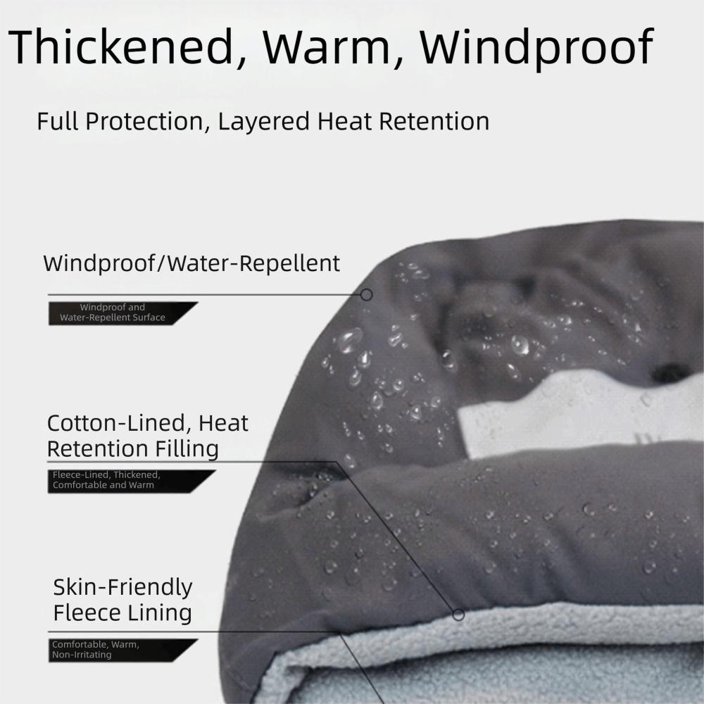 Windproof Winter Mask Hat Anti Fog Warm Ski Hat Casual Riding Lei Feng Hat  Biking