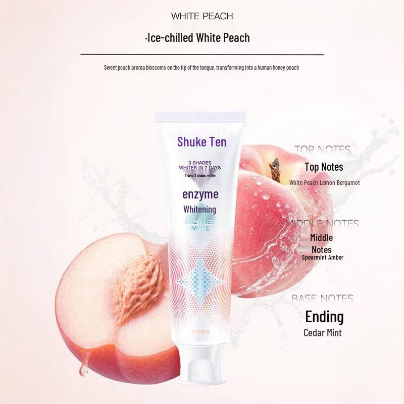 Saky Juicy Peach Whitening Enzyme Toothpaste