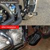 Motorcycle 1Pair Front&Rear Foot Rest Rider&Passenger Footboard Wide Footrests Alien For Harley Davidson Softail 2018-up models