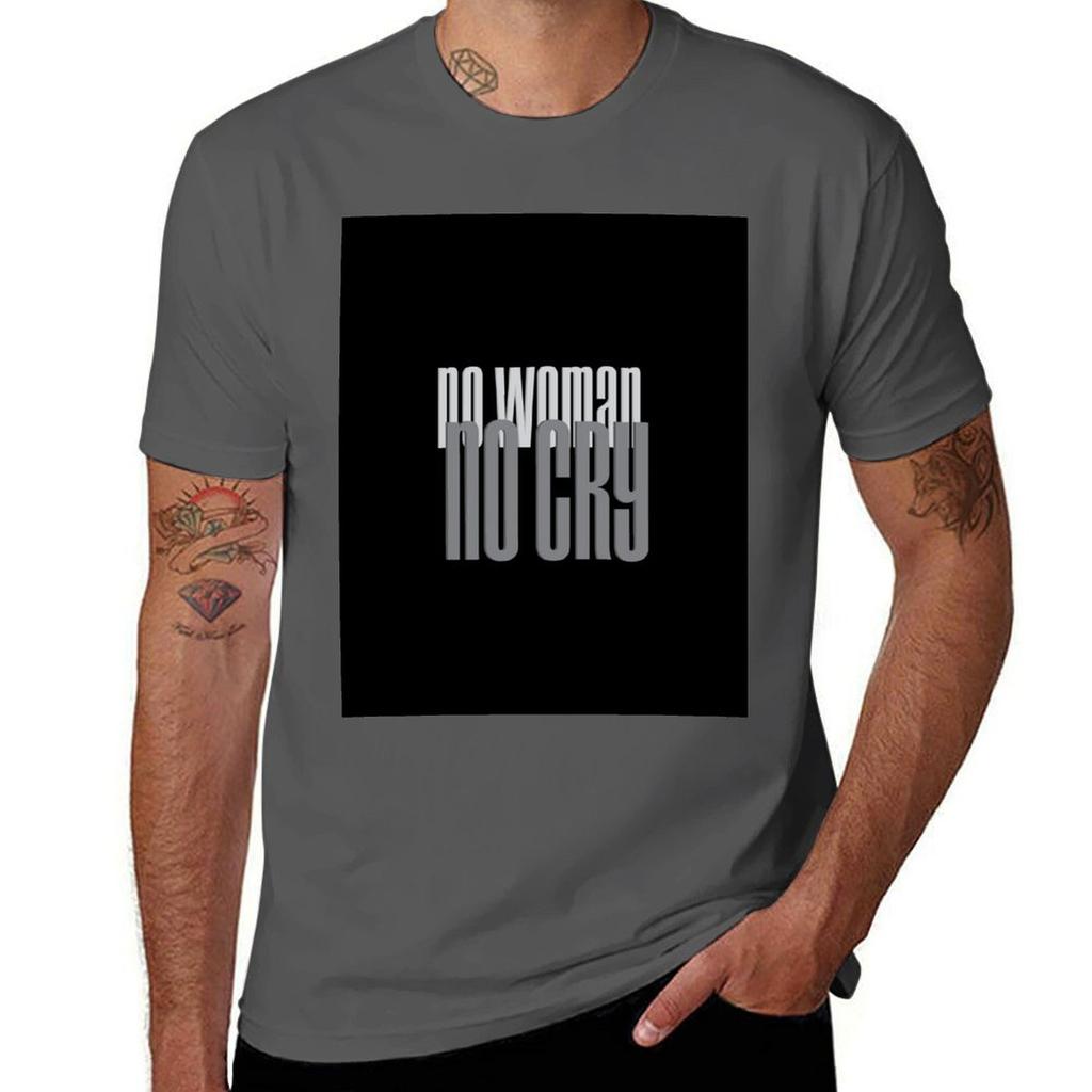No Unisex No Cry Jamaican Rasta Reggae Music Tshirt Casual Fashion Short Sleeve Cotton Tshirt