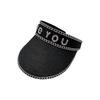Spring and Summer Temperament Rhinestone Alphabet Straw Empty Top Hat Children's Fashion Outdoor Travel Visor Women's Sun Protection