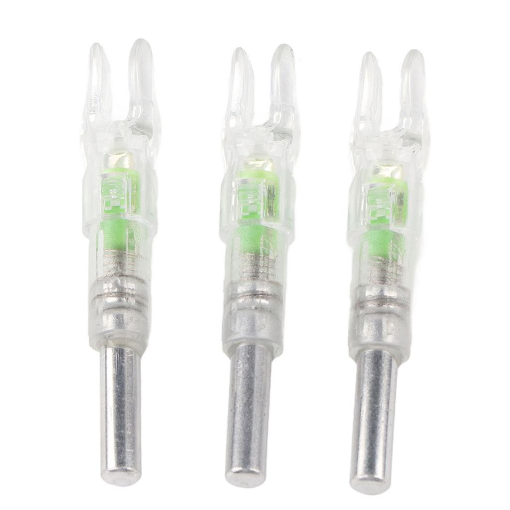 6.2mm Lightweight Arrow LED Lighted Nock with Automatic Knock Archery Arrows Accessory Blue