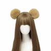 Plush Bear Ear Hair Clip Soft Cosplay Headwear Fashion Angel Headdress  Party Wear