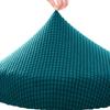 Polyester Anti-fouling Stretchable Round Chair Cover Bar Stool Chair Cover Elastic Seat Chair Slipcover