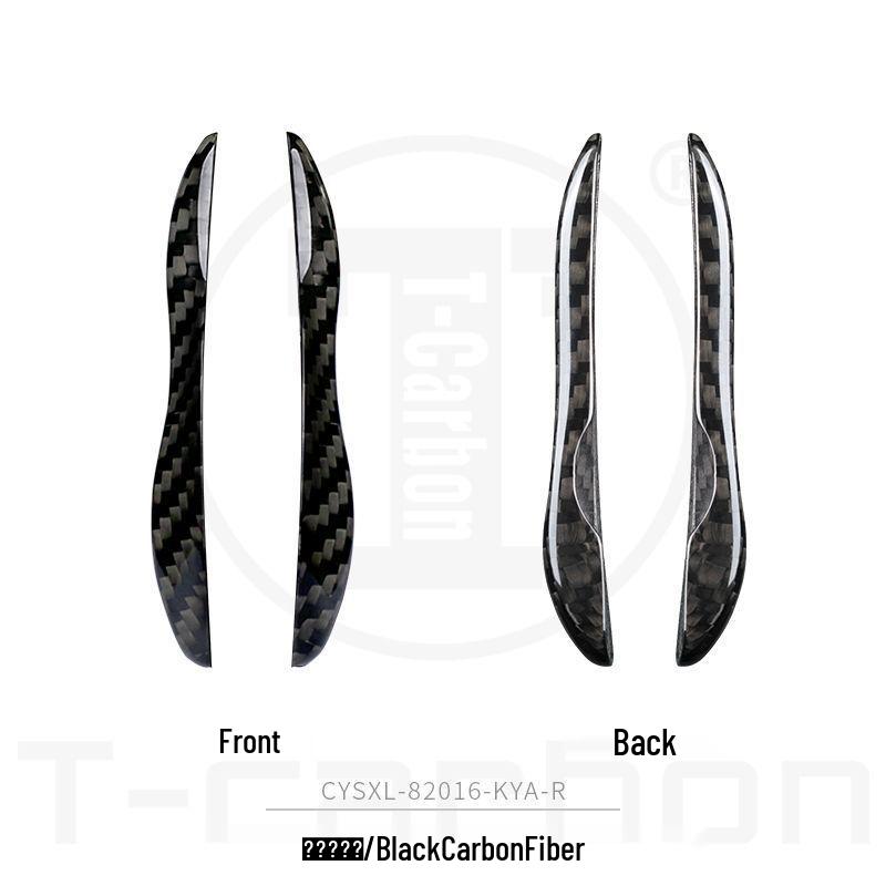 Porsche Carbon Fiber Leichte Schlüsselhülle für Cayenne, Panamera, Macan, 911 - Ersatzhülle mit Schnallenverschluss