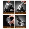 Jijijing Electric BBQ Grill Brush, Cordless Type-C Rechargeable Cleaning Brush with High-Speed Motor, Splash Guard, Stainless Steel Bristles,