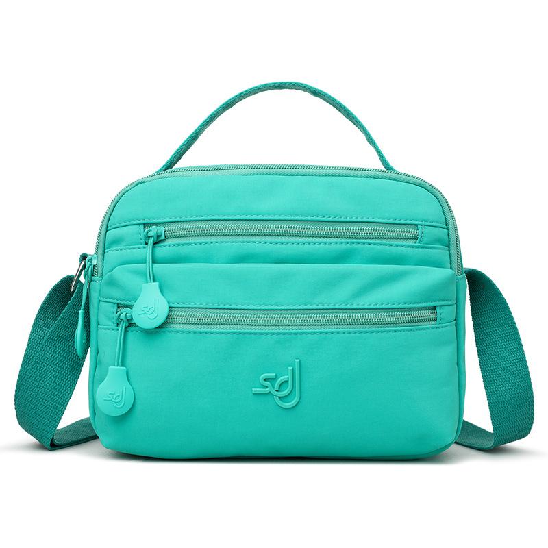 

Women s Lightweight Crossbody Bag Multi-compartment Mobile Phone Bag Commuter Shoulder Bag зелений