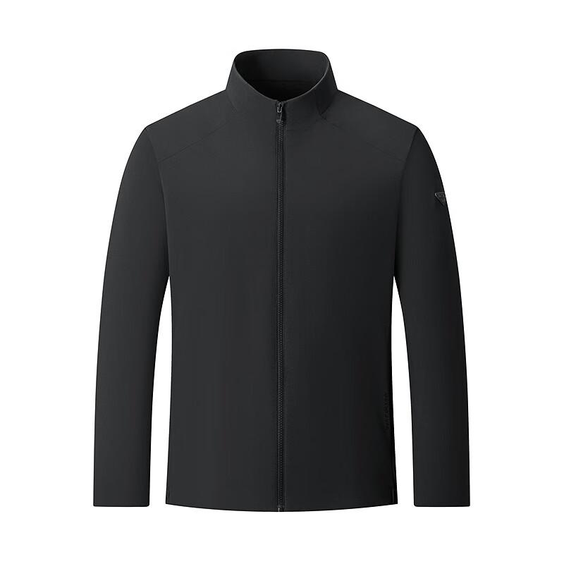 SEPTWOLVES Men's 3-Proof Plush Lined Windproof Stand Collar Jacket