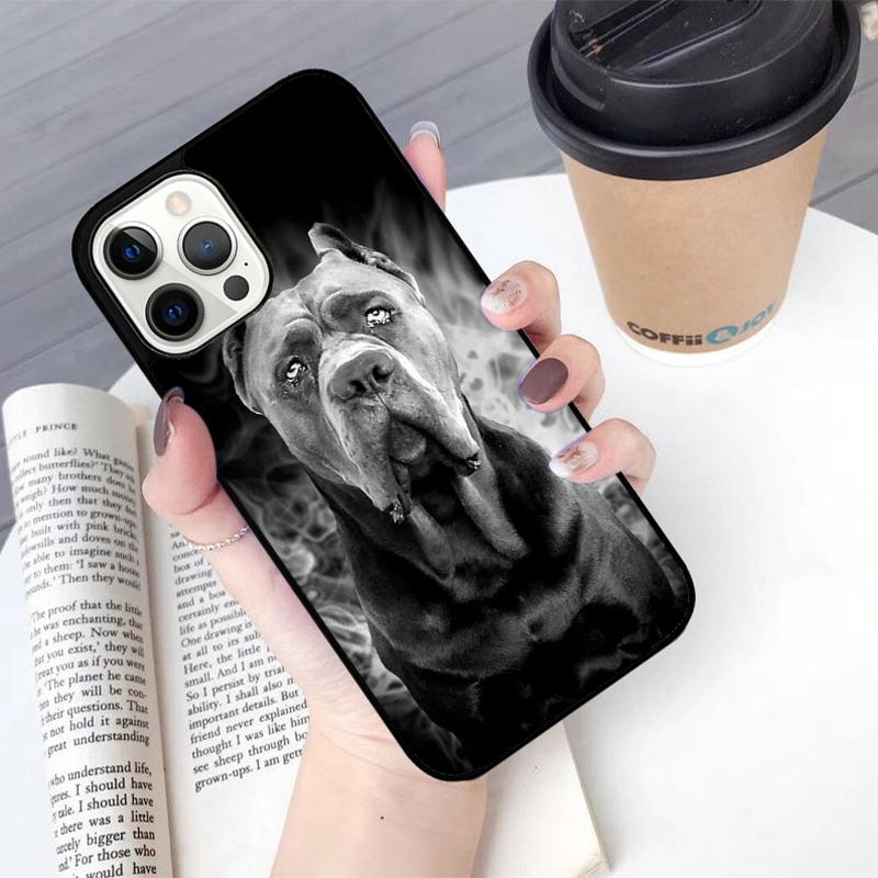 Italian Cane Corso Mastiff Dogs Mobile Phone Cases For iPhone 17 Air 16 15 14 12 13 11 Pro MAX apple Plus Coque