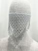 European-American Fashion Rhinestone Tassel Mesh Mask for Nightclub Parties