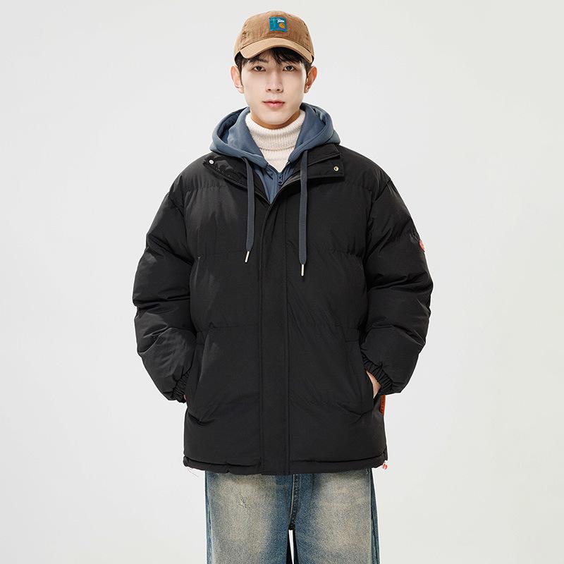 Large Size Cotton-padded Clothes Men's New Winter Thickened Cotton-padded Jackets Warm Hooded Jackets Fat Cotton-padded Clothes Fake Two Pieces