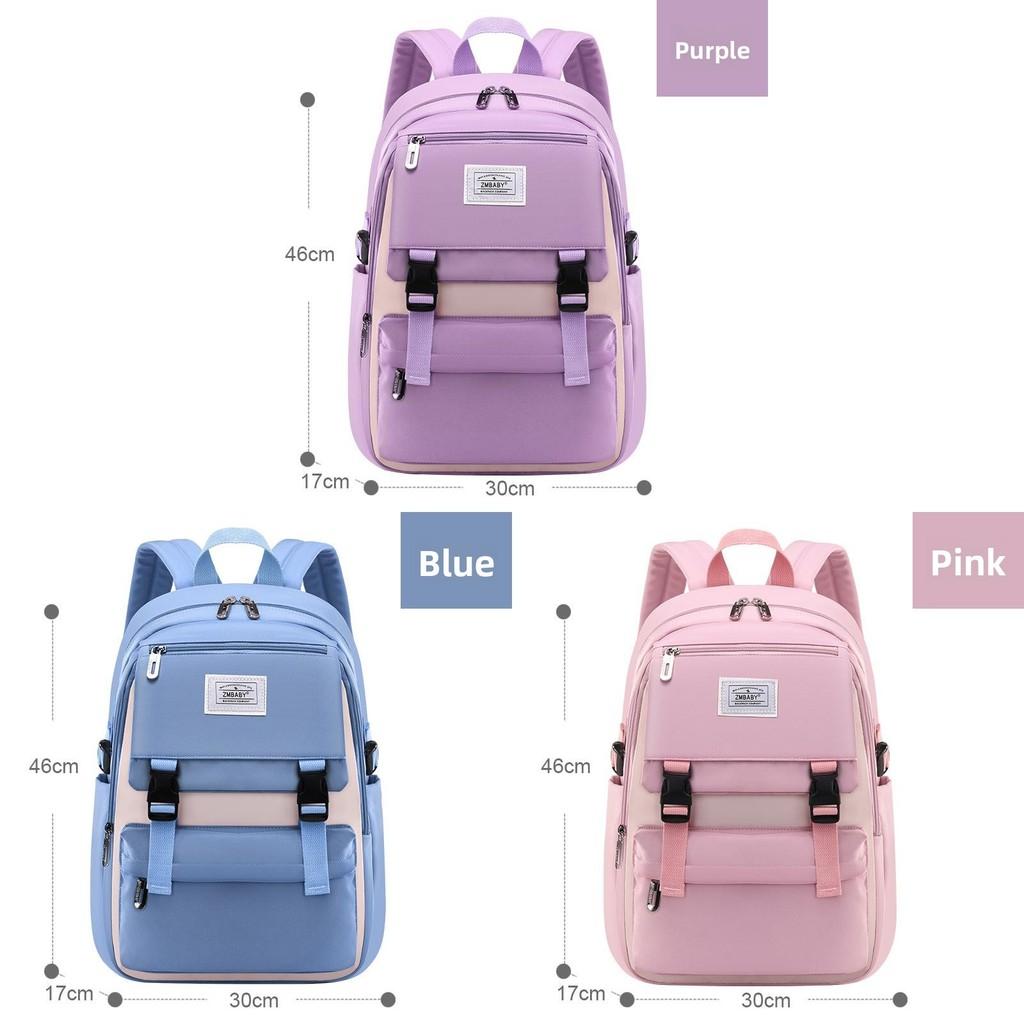 Kids School Backpack For Boys And Girls With Lightweight Nylon Material And Cushion Straps For Classroom Use