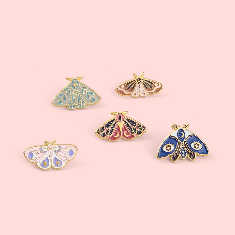 Creative Cartoon Butterfly-Shaped Alloy Brooch Accessories