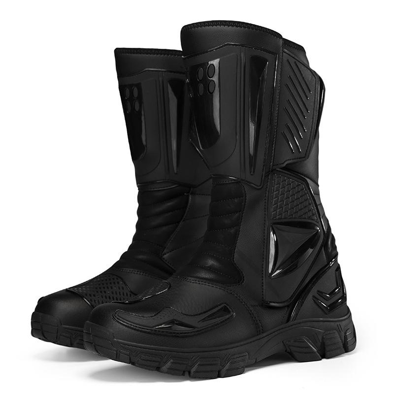 Motorcycle Shoes Riding Male Knight's Four Season Board Boots Racing High Top Travel Equipment