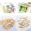 Wooden Clips Pack With Colorful Finish For Home Organization And Office Use