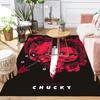 1pc Chucky Pattern Area Rug, Anti slip Non Shedding Stain Resistant Carpet