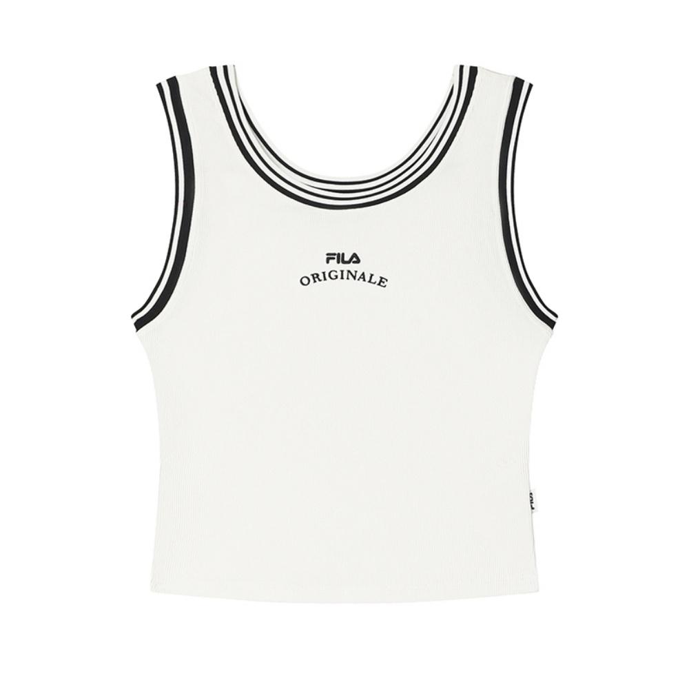 New FILA Tank Top Women's Cloud White F11W529114FWT