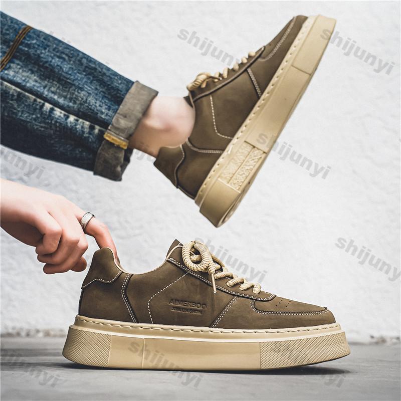 Fashion Male Casual Sneakers Autumn New Platform Outdoor Non-slip Wear-Resistant Shoes Men Fashion Comfortable Platform Sports Shoes