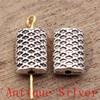Charms Piatto Torsione Foro Grande Perline Sfuse Per Braccialetto Collana Gioielli Fabbricazione Componenti