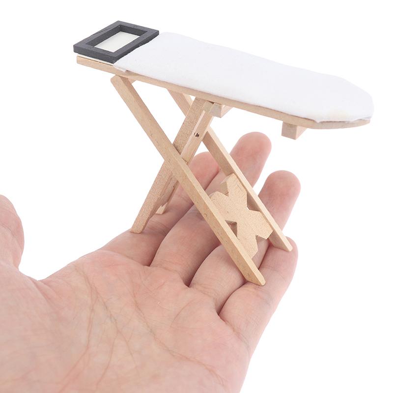 1:12 Dollhouse Miniature Furniture Ironing Board Scene Set Doll House Home Decor