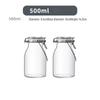 ZISIZ Glass Buckle Seal Storage Jar