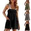 Jumpsuits For Women Sleeveless Spaghetti Strap Womens Jumpsuit Wide Leg With Pockets