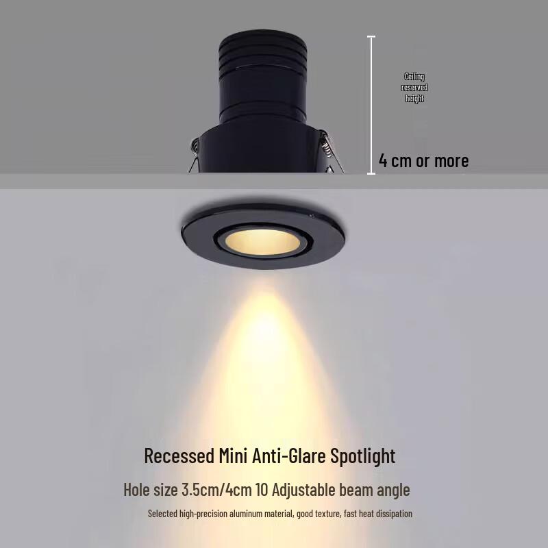 Anti-Glare Mini LED Recessed Spotlight