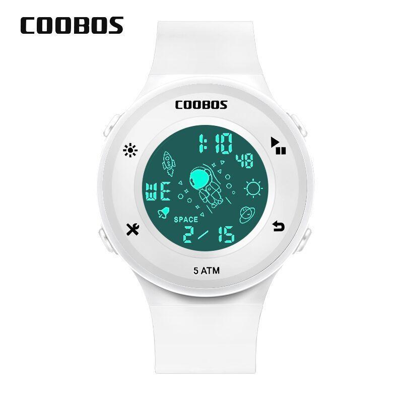 

Cool Bao Shi Digital Sports Watch With Night Light Waterproof For Middle School Students білий