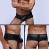 Men Shorts Briefs Low-rise U-Convex Breathable Panties Solid Color High Elasticity Breathable Boxer Underwear