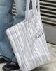Bluebrick Stripe Shoulder Bag (Blue)