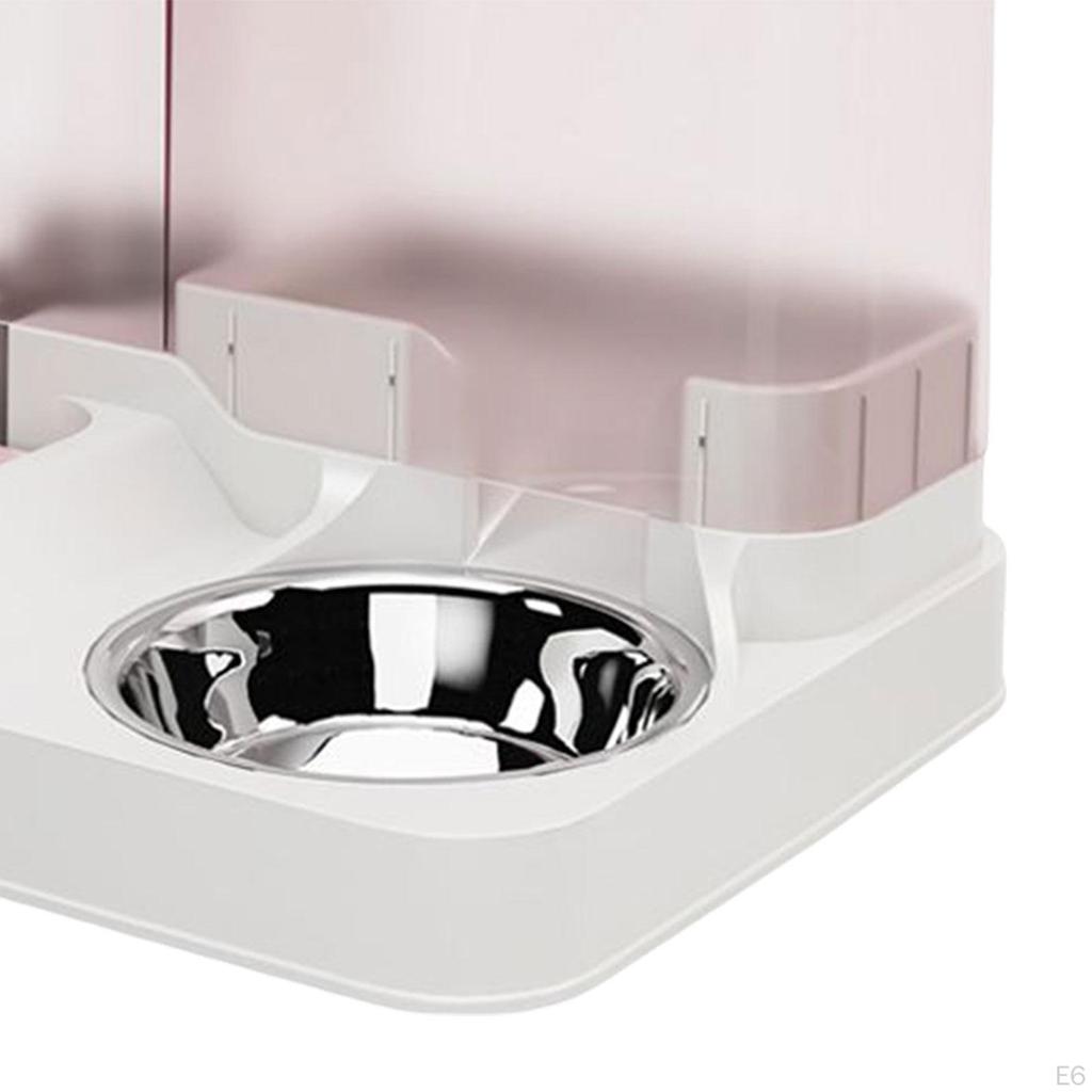Pet Feeding System with Stainless Steel Bowls - Design, Easy Access