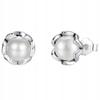 Earrings With A Pearl In A Setting S925 Stud Pearls