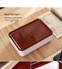 Portable Ceramic Kung Fu Travel Tea Set with Tray and Case