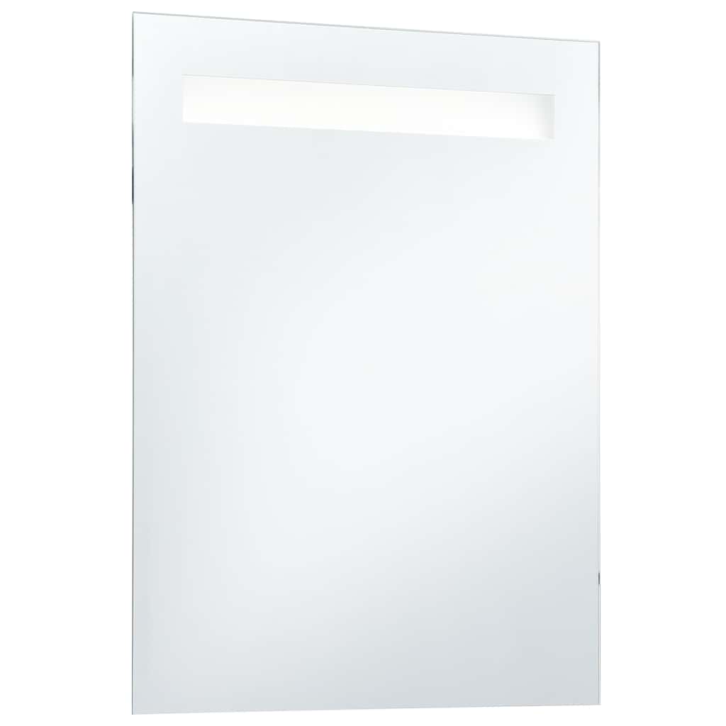 Bathroom Wall Mirror with LED Lighting 60 x 80 cm