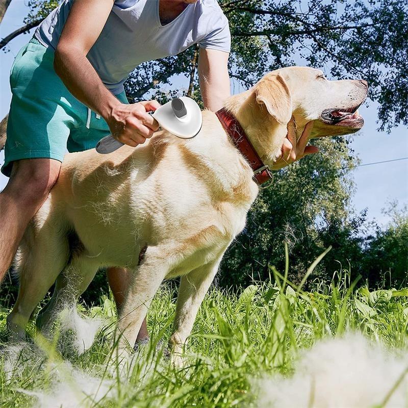 Pet Dog Brush Cat Comb Self Cleaning Pet Hair Remover Brush for Dogs Cats Grooming Tools Pets Dematting Comb Dogs Accessories